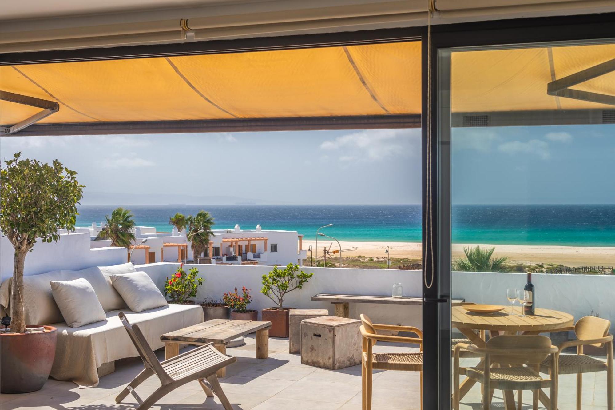 Los Lances Beach Apartments Tarifa Bagian luar foto